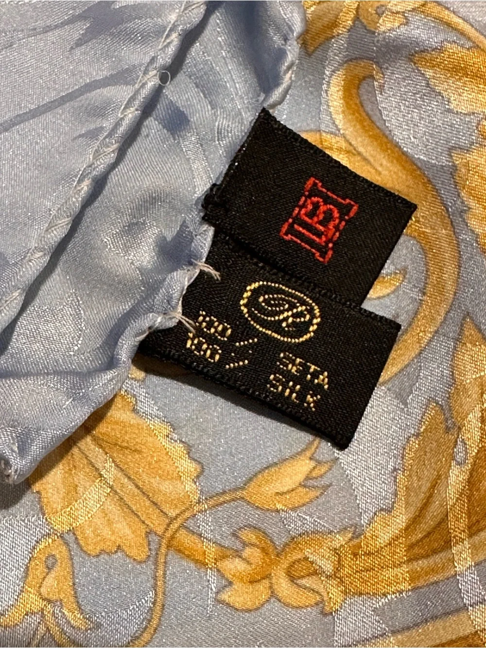 Vintage Laura Biagiotti Italian Silk Square Scarf 35